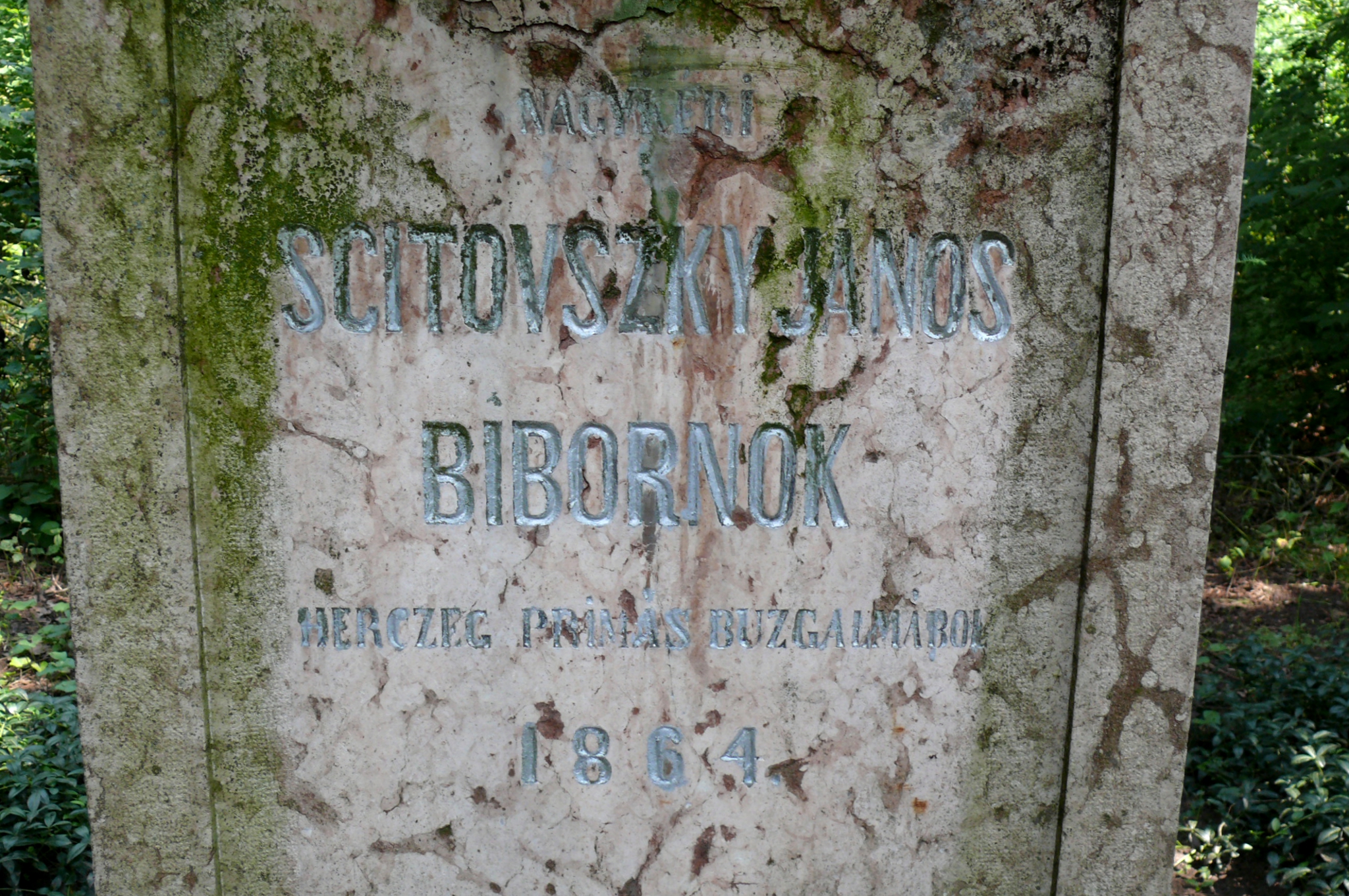 Nagykéri Scitovszky János buzgalmából állított kereszt