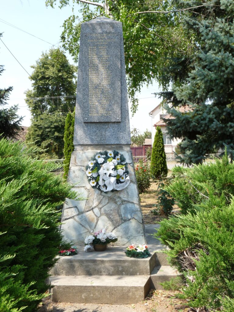 Az 1. és 2. világháborús emlékműve