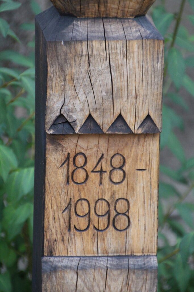 Az 1848-49-es forradalom és szabadságharc kopjafája