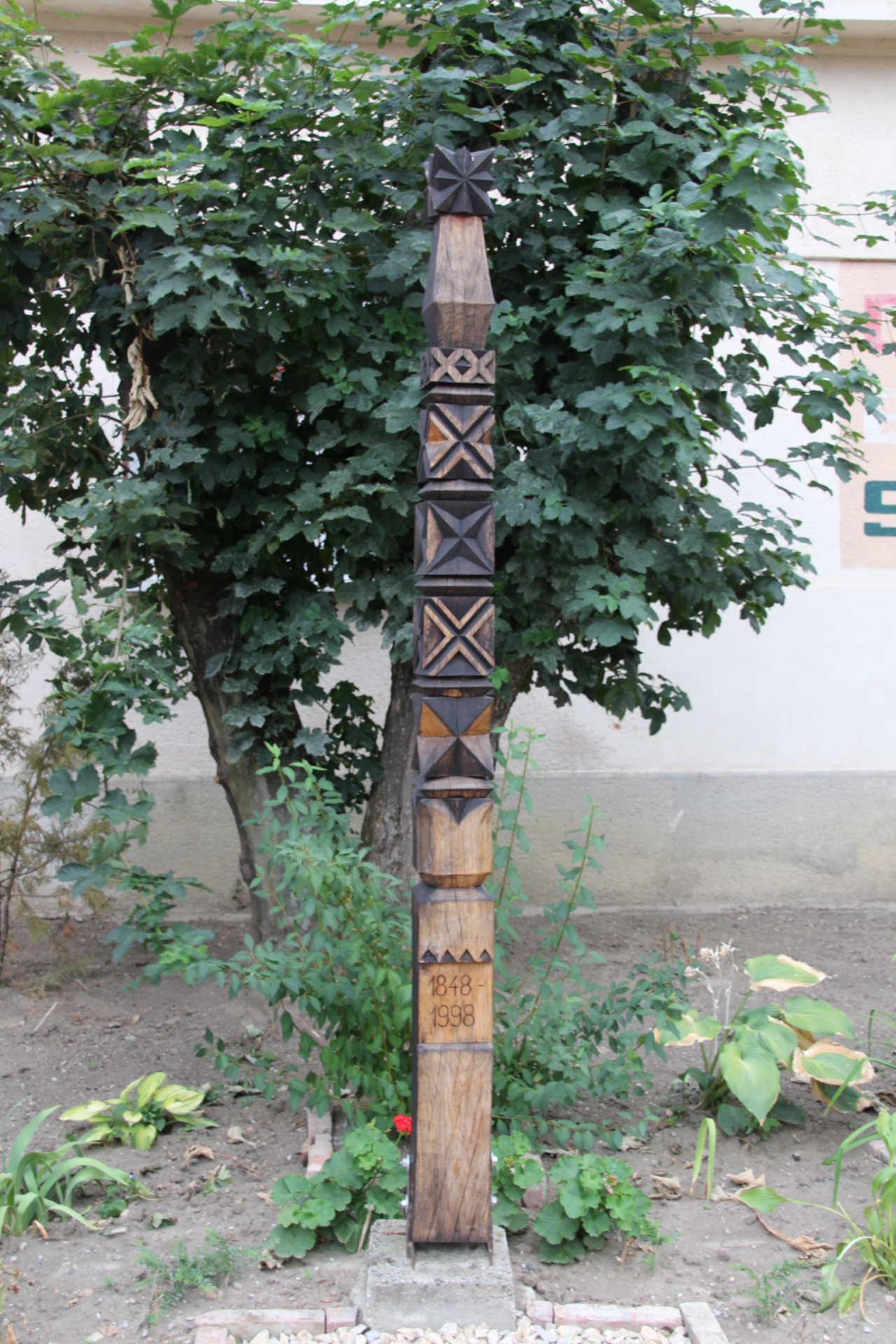 Az 1848-49-es forradalom és szabadságharc kopjafája