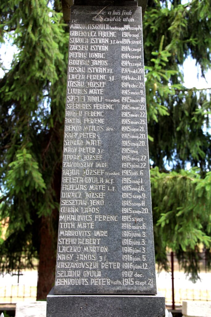 Az első világháború katolikus áldozatainak emlékműve