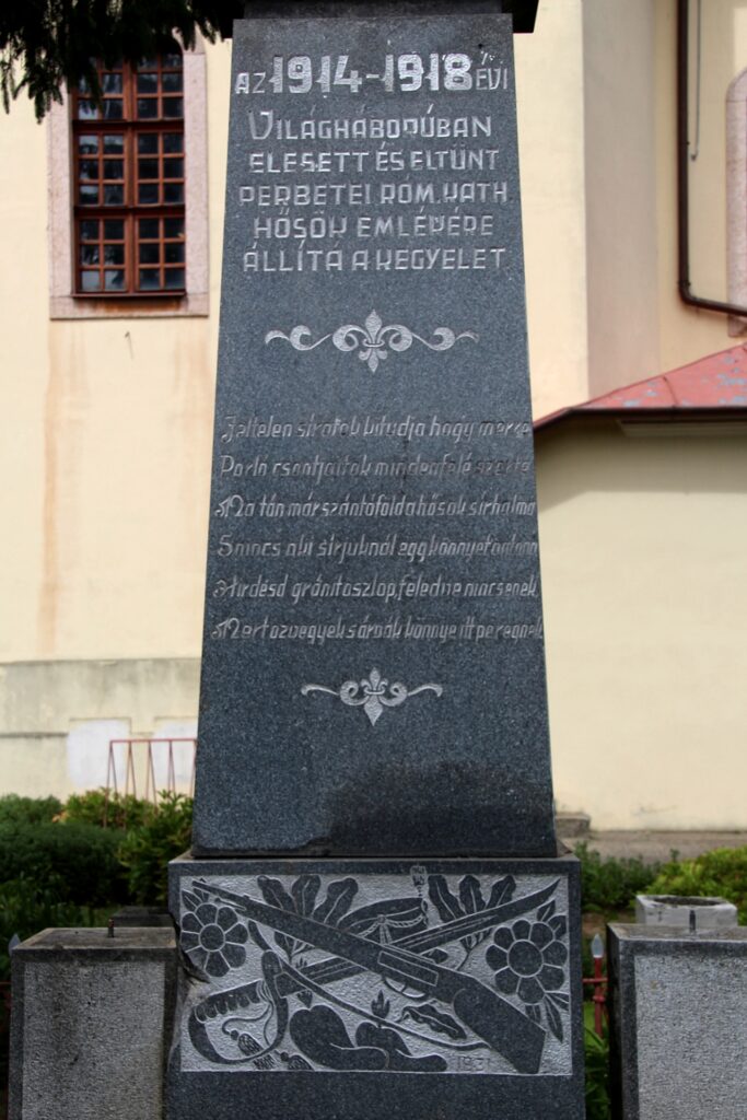 Az első világháború katolikus áldozatainak emlékműve