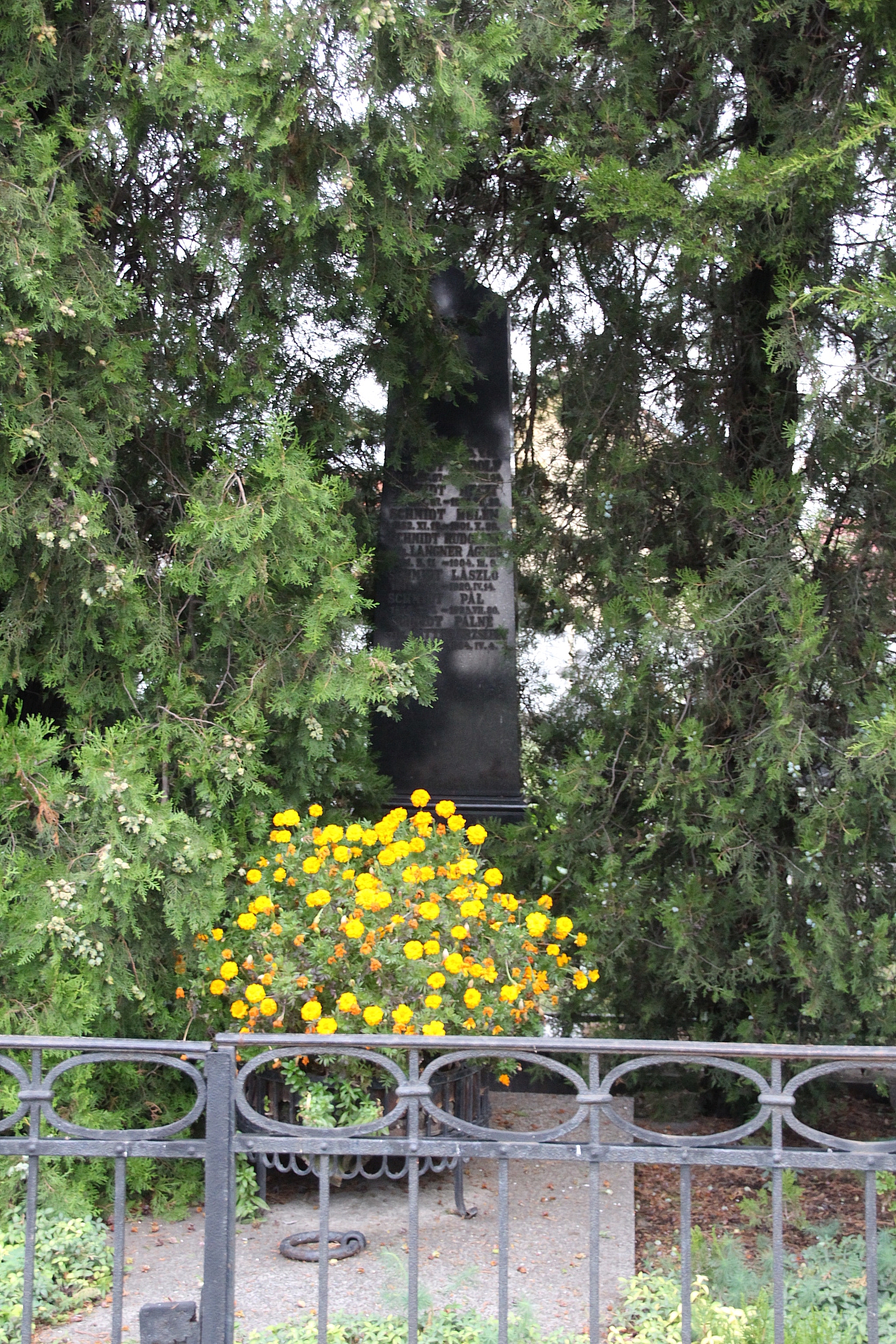 Schmidt család sírja