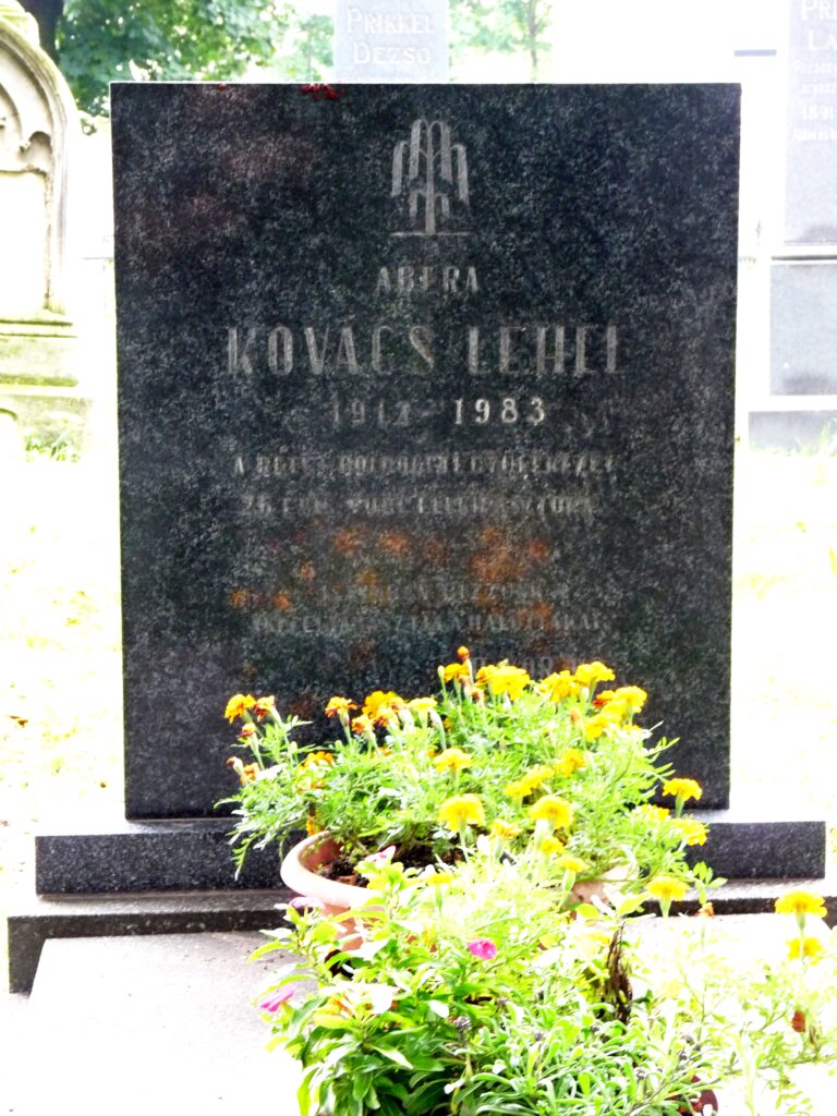 Kovács Lehel református lelkész sírja
