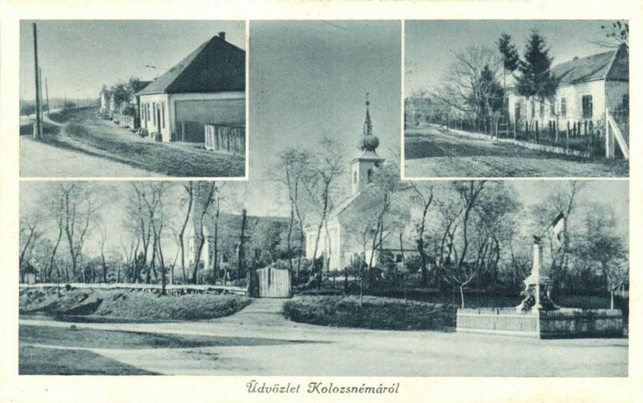 kolozsnema-kepeslap-templom-hazak