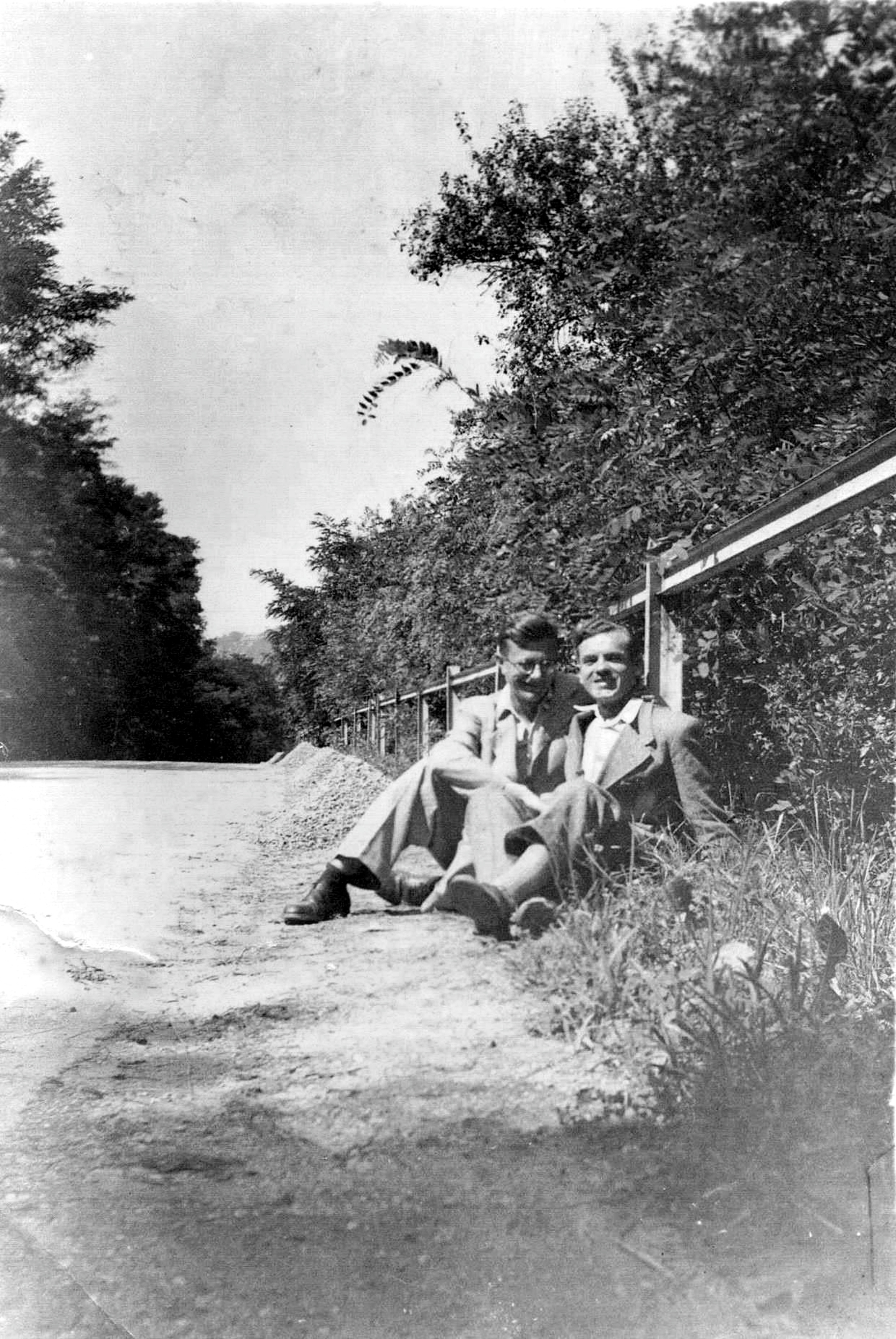 Dénes György régi cimborájával