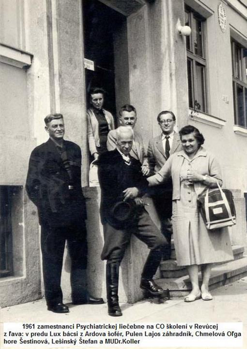 A Pelsőci Pszichiátriai Intézet dolgozói