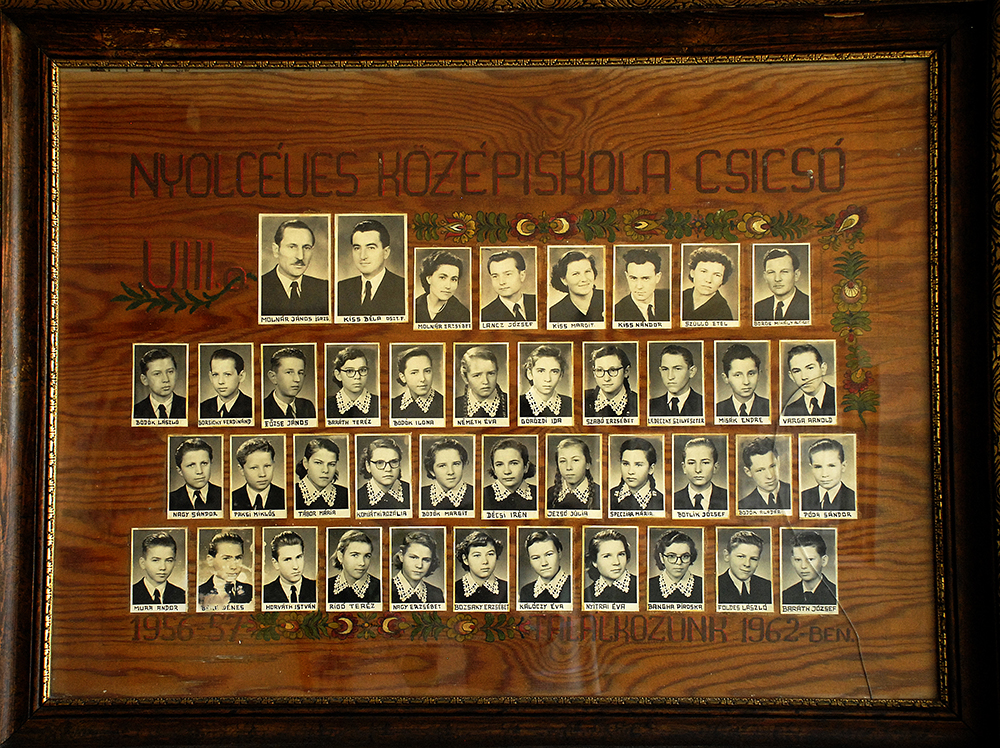 Gáspár Sámuel alapiskola és óvoda, tabló 1956