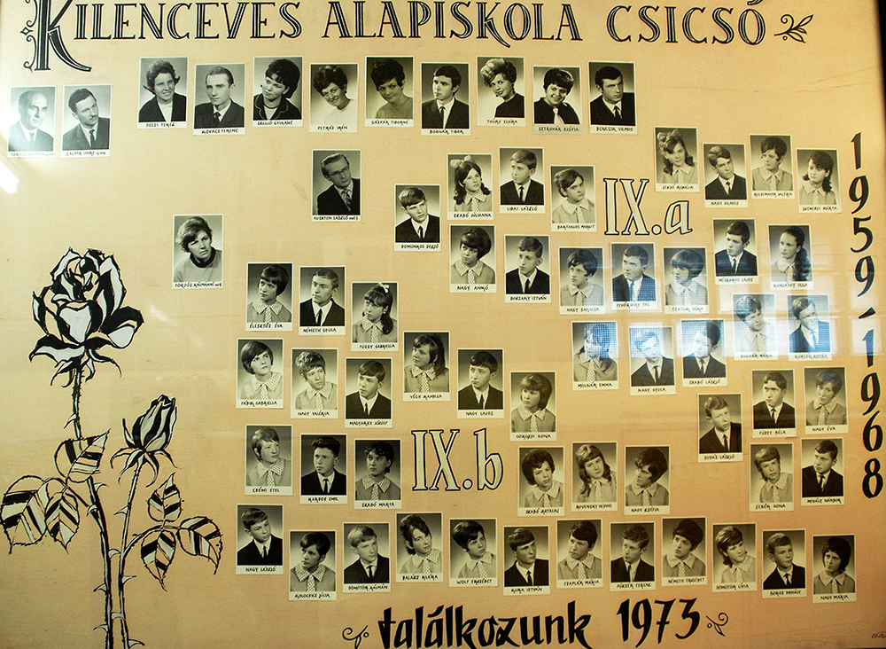 Gáspár Sámuel alapiskola és óvoda, tabló 1959