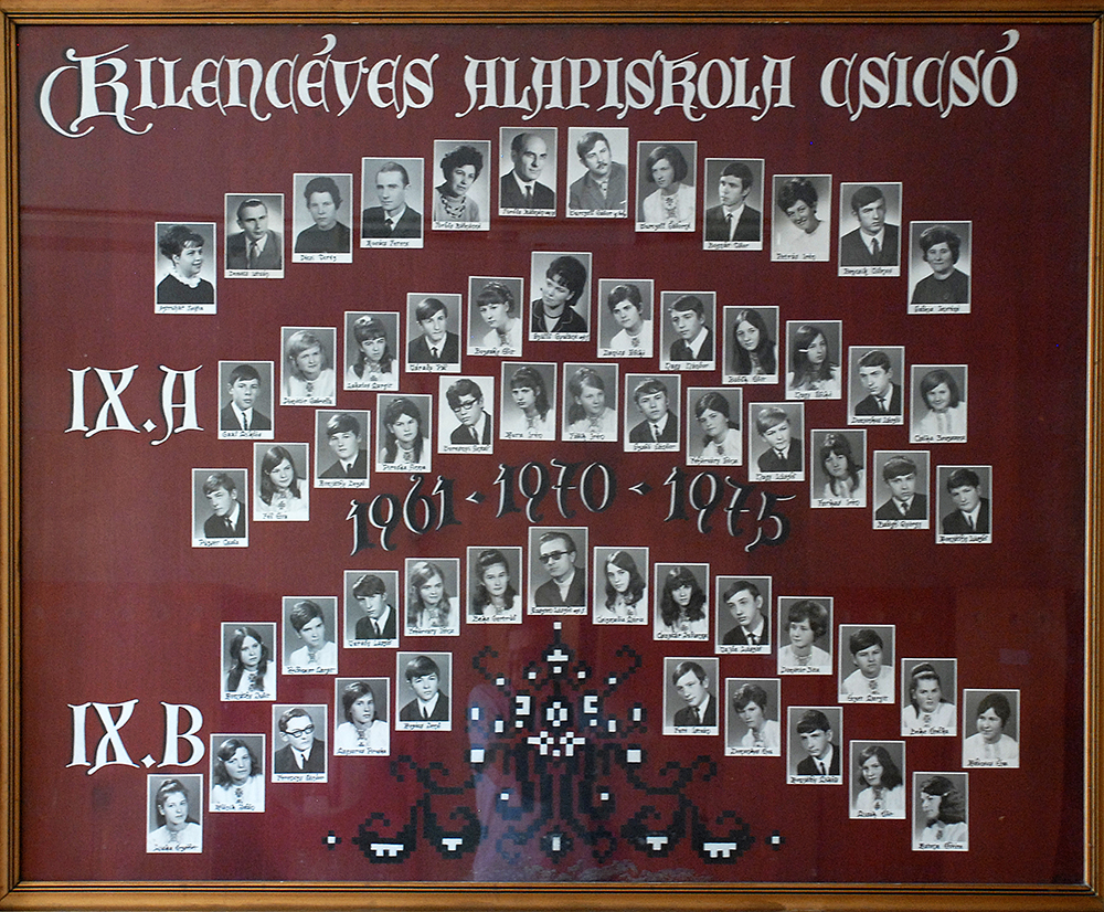 Gáspár Sámuel alapiskola és óvoda, tabló 1961