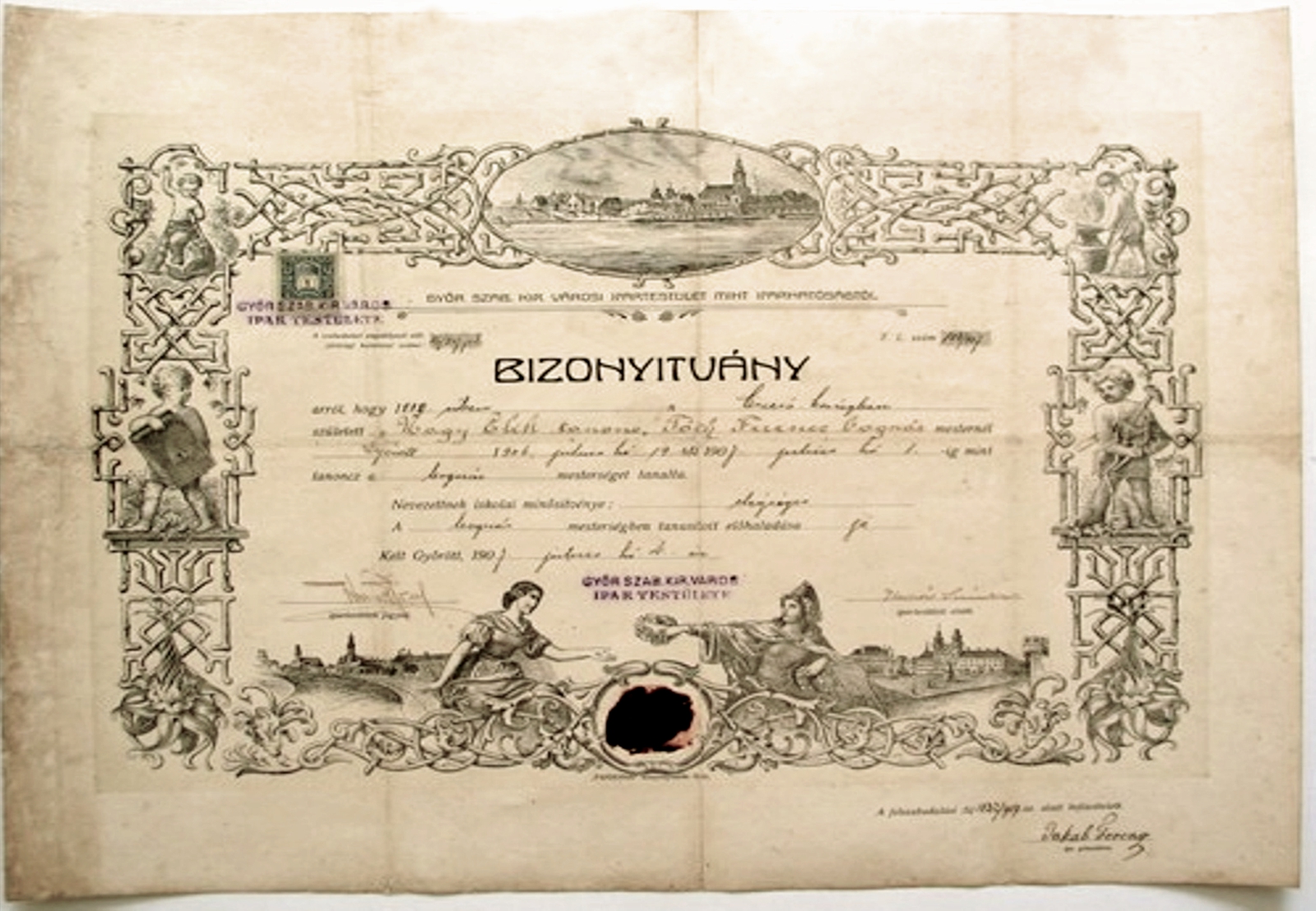 csicso-iprtestulti-bizonyitvany