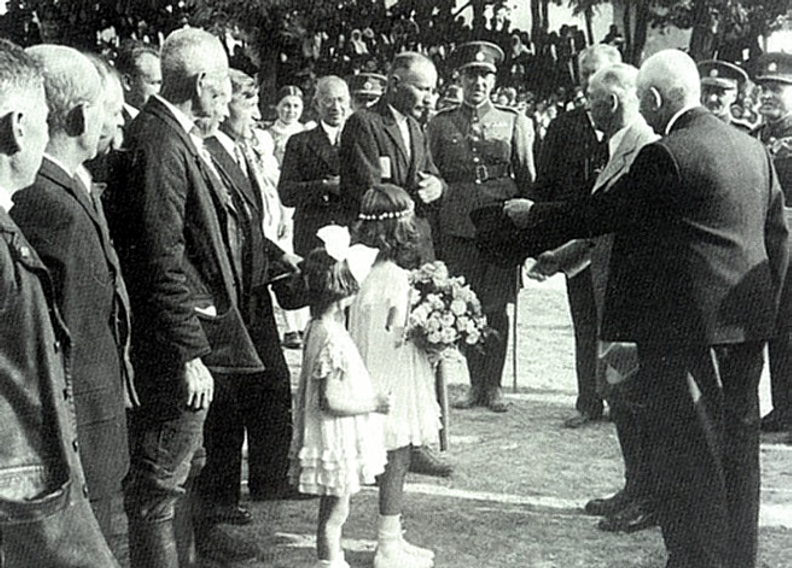 Beneš látogatása Pogrányban