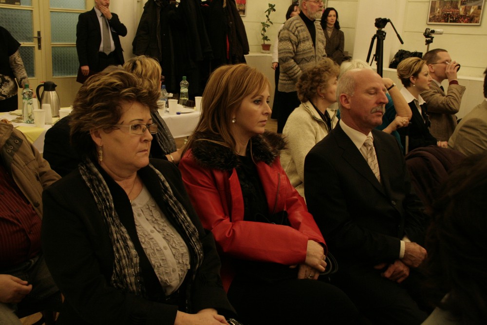 Gútor község önkrmányzata és a Csemadok szervezet képviselői